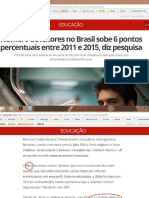 Número de Leitores No Brasil Sobe 6 Pontos Enter 2011-2015