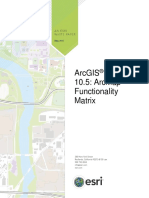 Arcmap Functionality Matrix