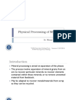 Physical Processing of Minerals