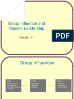 Group Influence and Opinion Leadership