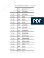 Takwim Peperiksaan Kendalian Sekolah