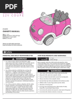 KT1225TR 12V Minnie Mouse Manual 20160629