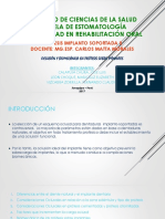 Oclusión y Biomecanica en Prótesis Sobre Implantes