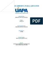 Universidad Abierta Para Adulto (UAPA) Tarea 3 Orientacion Vocacional
