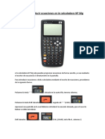 68767943 Como Introducir Ecuaciones en La Calculadora HP 50g