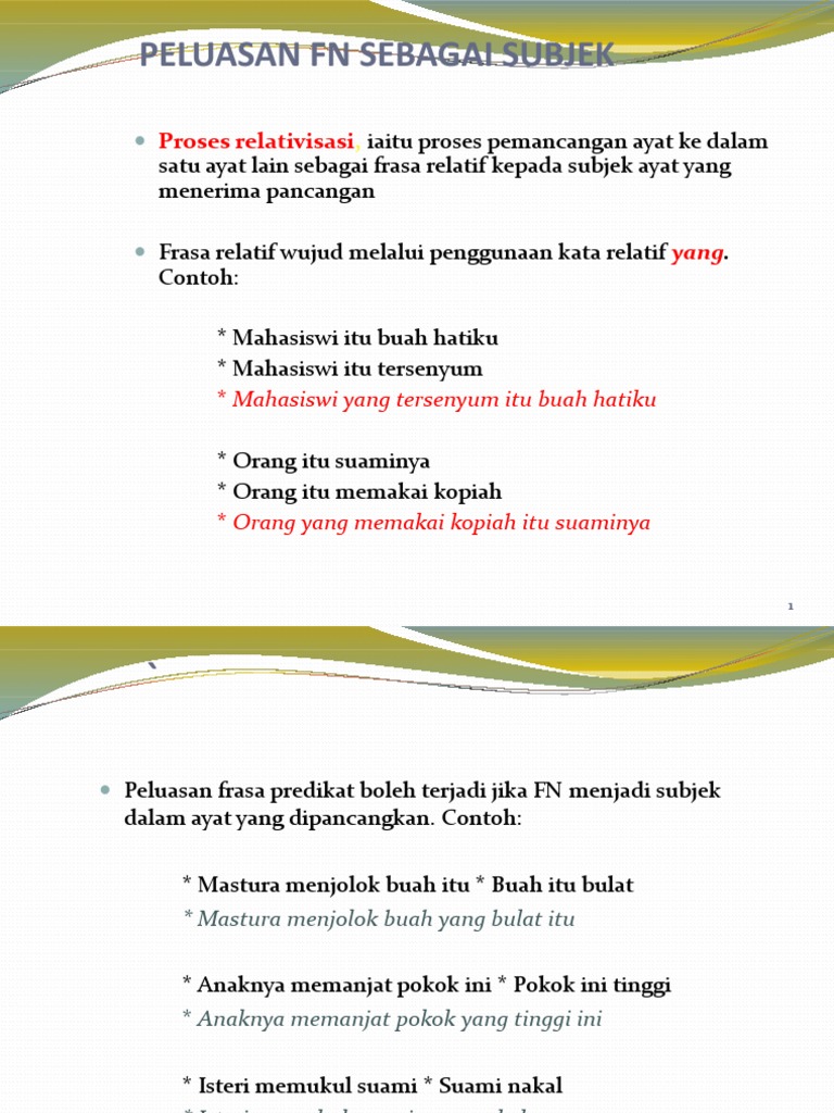 Ayat Majmuk Perluasan Predikat