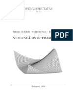 Nemlinearis Optimalizalas PDF