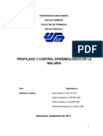 Salud Publica 2 Profilaxis y Control Epidemiologico de La Malaria Grupo 6(1)