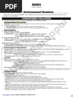 Hsslive XI Environmental Chemistry Notes