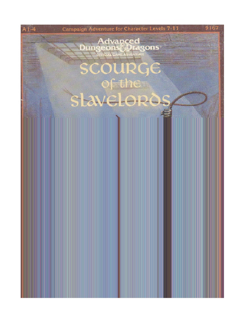 A1-4 - Scourge of The Slave Lords PDF | PDF