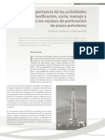 Importancia de las actividades de planificacion, corte , manejo y analisis de los nucleos de perforacion  de pozos petroleros.pdf