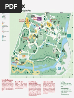 Bronx Zoo Map Pdf Bronx Zoo Classroom Map | Pdf | Transport | Further Education