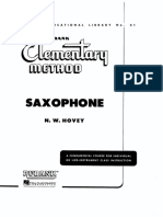 Hovey - Saxophone Elementary Method