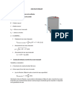 Cálculos Finales en Un Cono Truncado de Aluminio