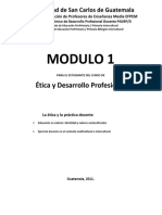 Modulo 1 Etica y Desarrollo Profesional