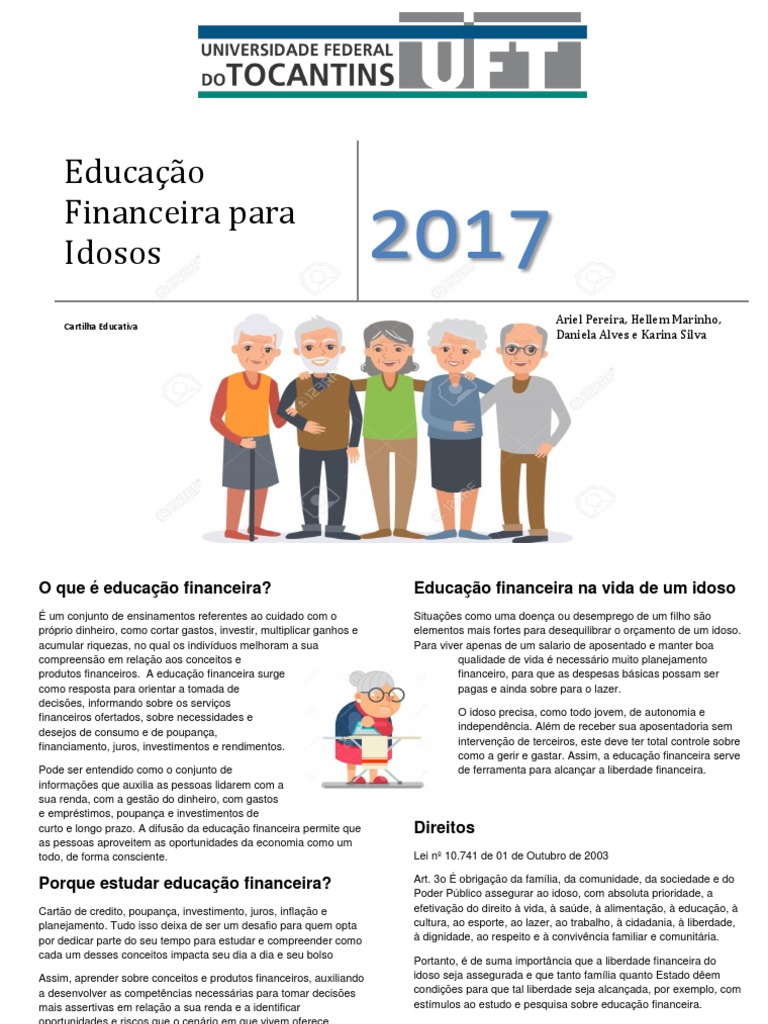 Educação Financeira para Idosos | PDF | Educação Financeira | Aposentadoria