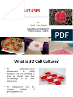 3D Cell Cultures: Ajisafe Victor Ayobami