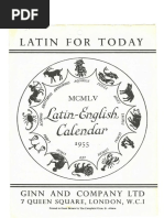1955 Latin Calendar