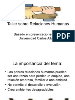 Taller Sobre Relaciones Humanas