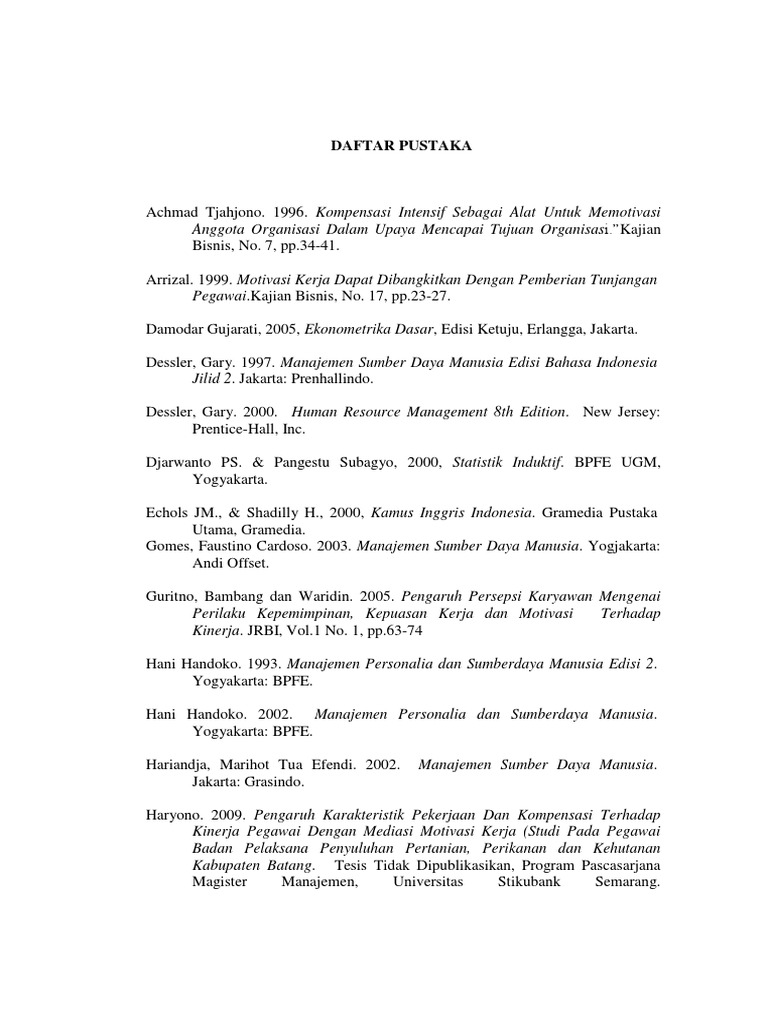Daftar Pustaka