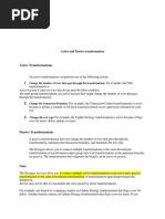 Informatica Transformations Description