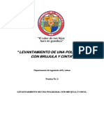 Levantamiento de Una Poligonal Con Brujulay Cinta