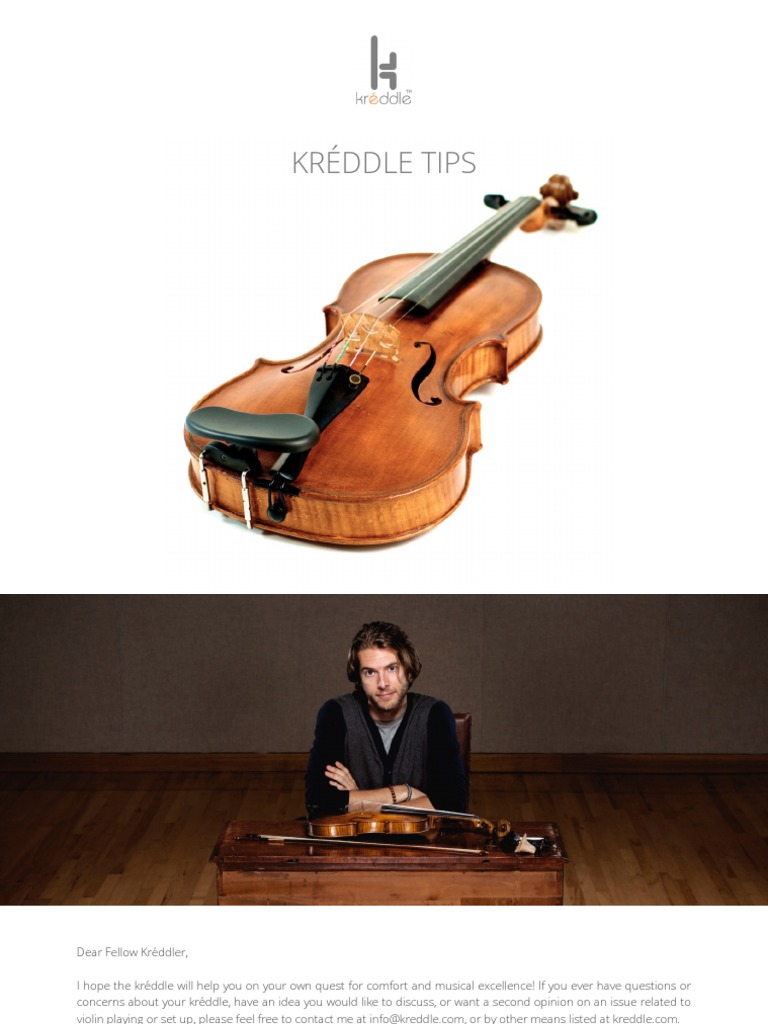 Kreddle Tips Download Free PDF Violin Shoulder