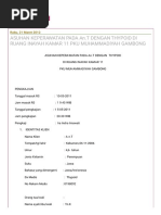 Araey - Nddud - Asuhan Keperawatan Pada An.t Dengan Thypoid Di Ruang Inayah Kamar 11 Pku Muhammadiyah Gambong