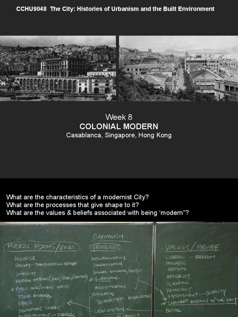 Colonial and Modernist Urbanism | PDF | Imperialism | Colonialism