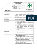 Sop Persiapan Pelayanan Laboratorium