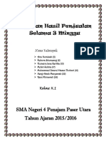 Laporan Hasil Penjualan Selama 3 Minggu