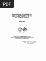 Pensamiento Estrategico y Lógica de Programación (Mario Testa)