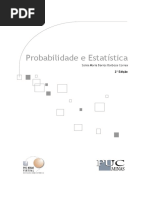 Probabilidade e Estatística - Sônia Maria Barros [PUC MINAS]
