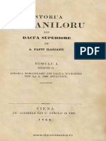 20- Istoria Romaniloru Din Dacia Superiore. Volumul 1 - Istoria Romaniloru Din Dacia Superiore Pen La a. 1848. Esclusive
