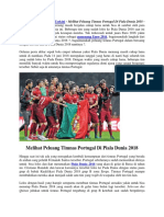 Melihat Peluang Timnas Portugal Di Piala Dunia 2018.