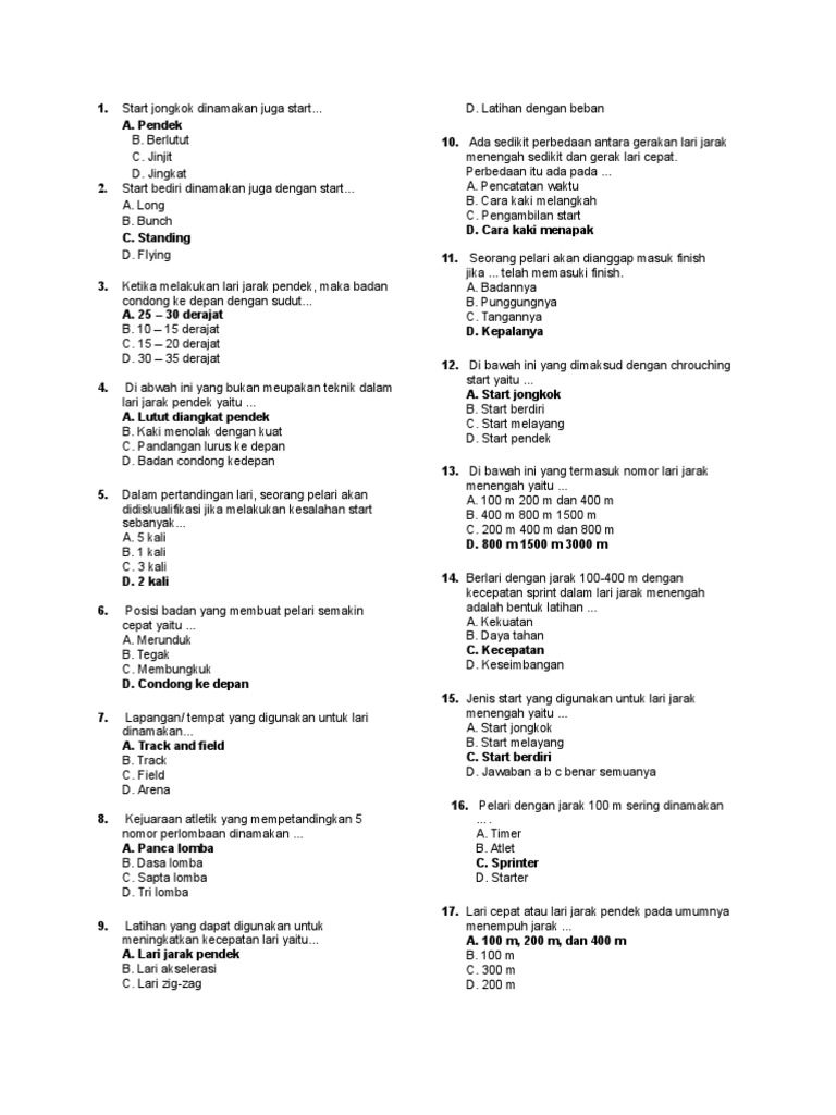 Start jongkok dinamakan juga start.docx