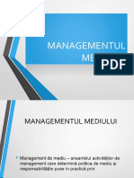 Managementde Mediului - 1 PDF