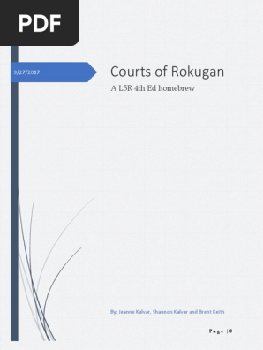 Legend of the Five Rings 4th Edition - Courts of Rokugan