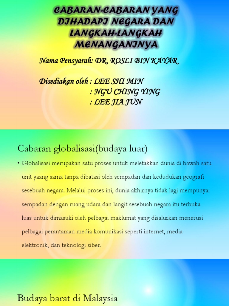 Budaya Barat Di Malaysia Pdf