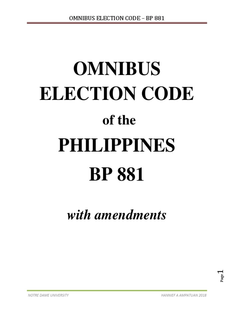 omnibus-election-code-with-amendments-pdf-vice-president-of-the