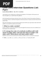 Core Java Interview Questions List_ Part I - DZone Java