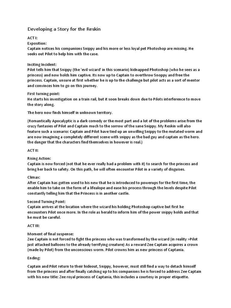 Developing A Story For The Reskin PDF Hero