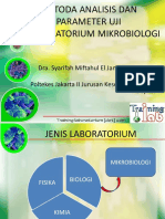 Dokumen - Tips Metoda Analisis Dan Parameter Uji Di Laboratorium Mikrobiologi