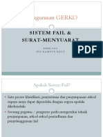 GERKO Sistem Fail Dan Surat-Menyurat