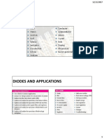 Review: Diodes and Applications