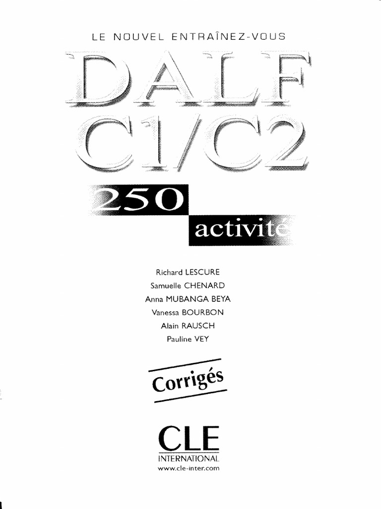 Download Preparation Dalf C1 Pdf