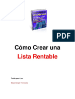 Como Crear Una Lista Rentable