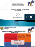 Variables Internas y Externas de La Mercedes Benz