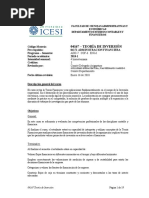 04167 Teoría de Inversión 20181