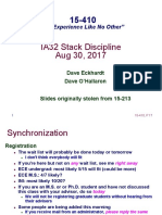 IA32 Stack Discipline Aug 30, 2017: "An Experience Like No Other"